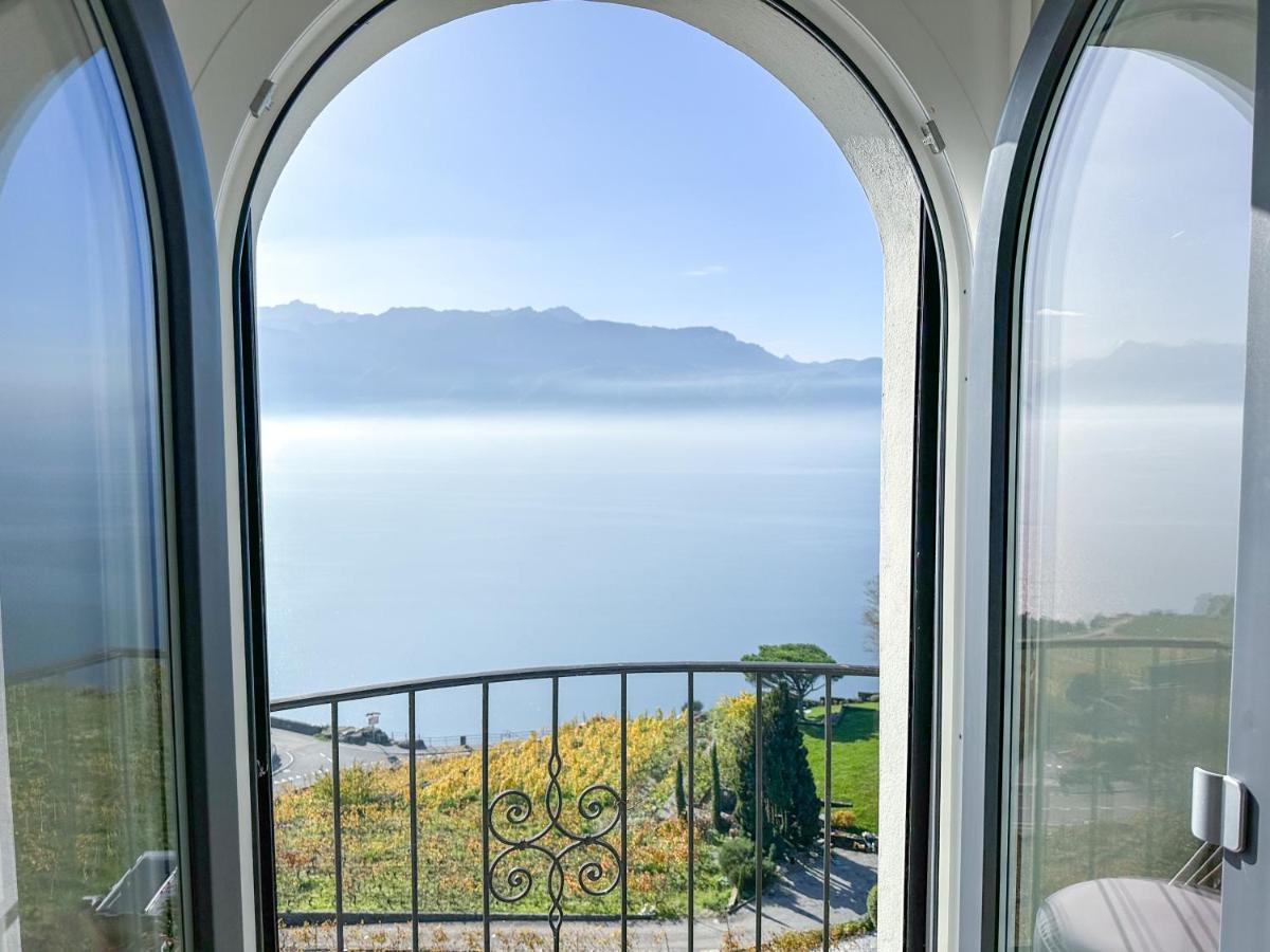 Room With 360° View Overlooking Lake Geneva And Alps Puidoux Zewnętrze zdjęcie