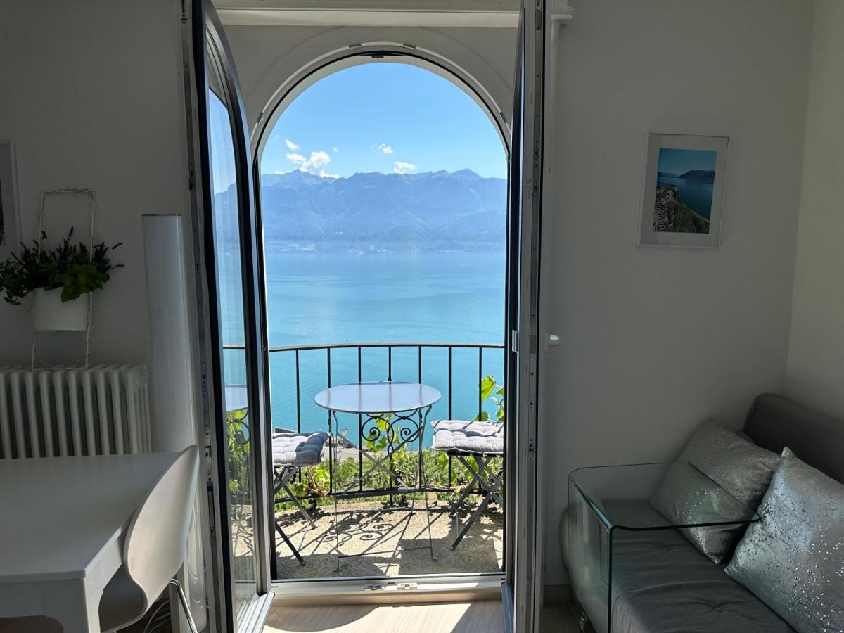 Room With 360° View Overlooking Lake Geneva And Alps Puidoux Zewnętrze zdjęcie